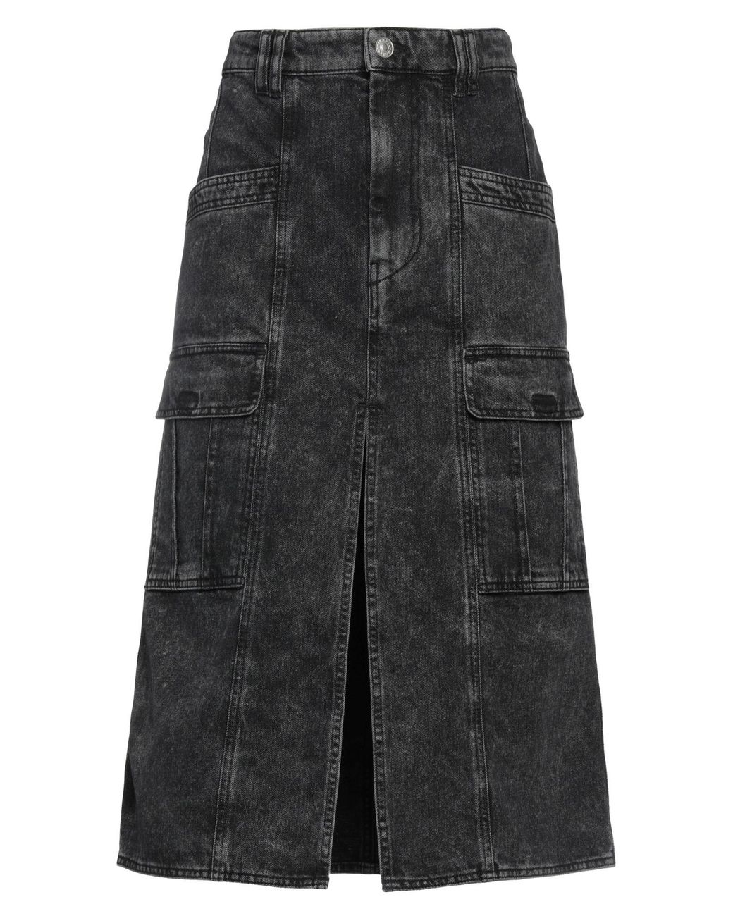 Isabel Marant Denim Skirt in Gray Lyst
