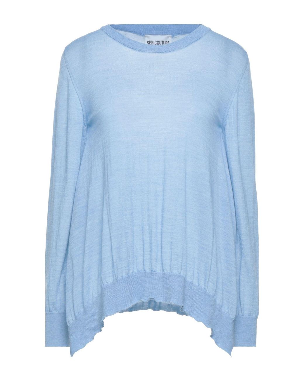 Semicouture Blue Sweater Virgin Wool