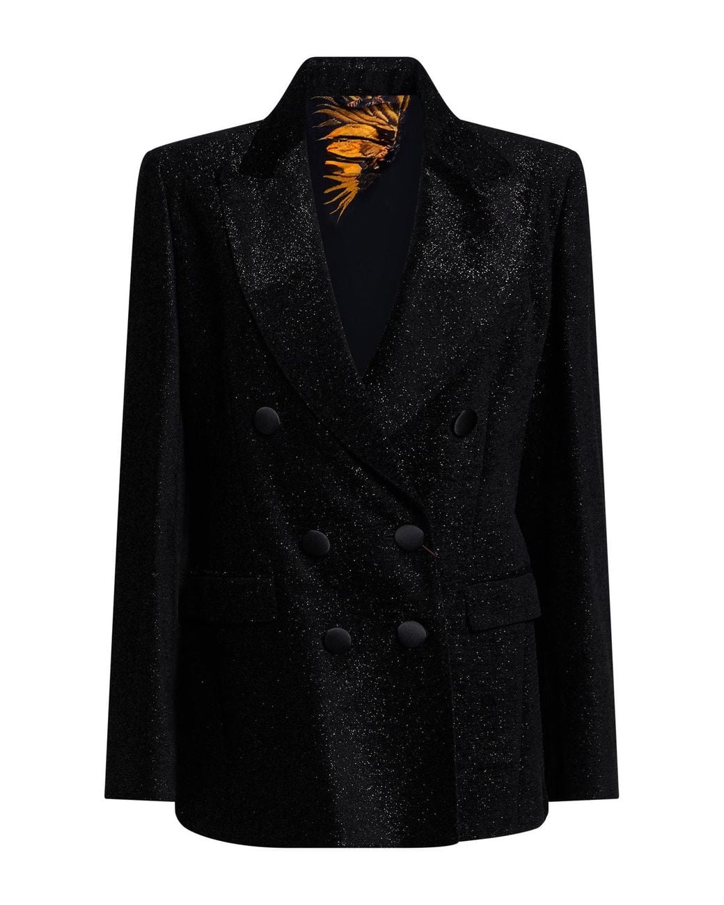 Etro Black Blazer Viscose, Modal, Polyamide
