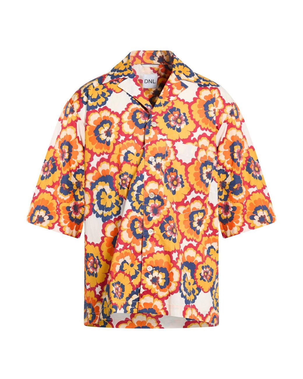 Dnl Orange Shirt for men