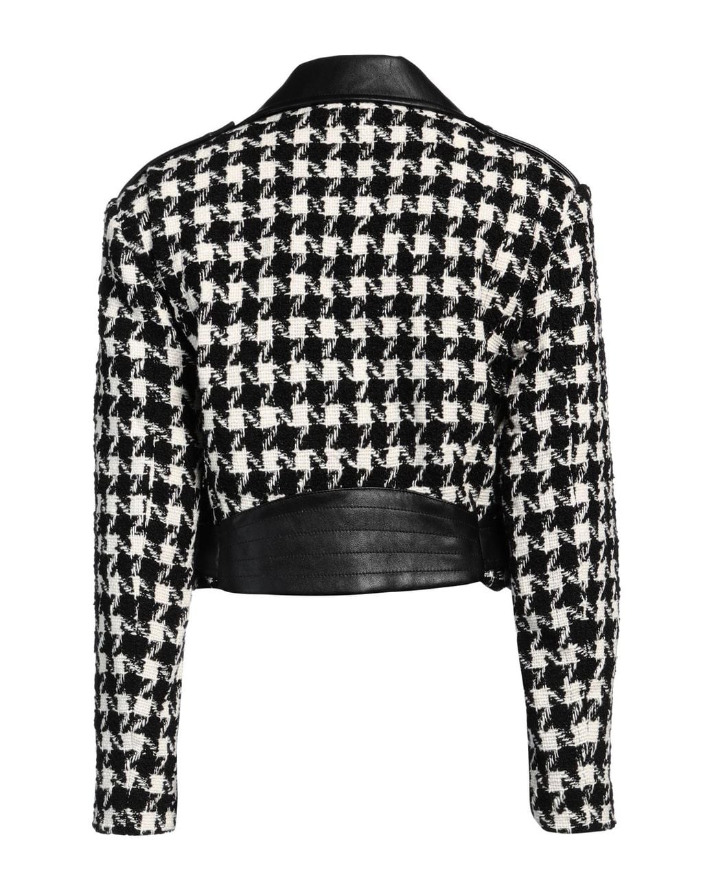 Moschino Black Jacket Virgin Wool, Cotton, Polyamide, Polyester, Polyurethane Resin