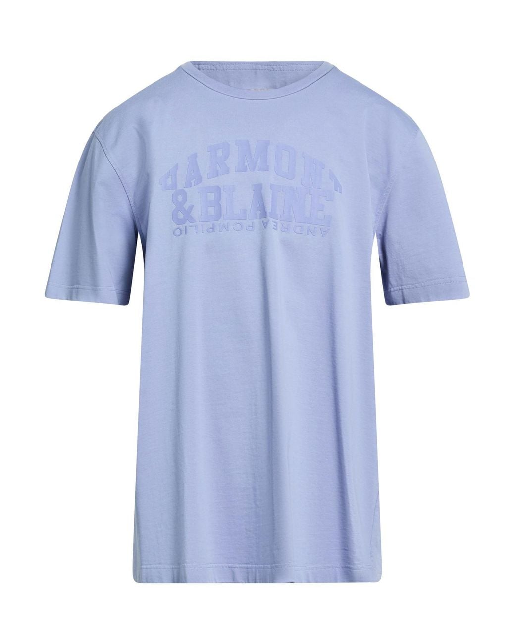 Harmont & Blaine Blue X Andrea Pompilio T-Shirt Cotton for men