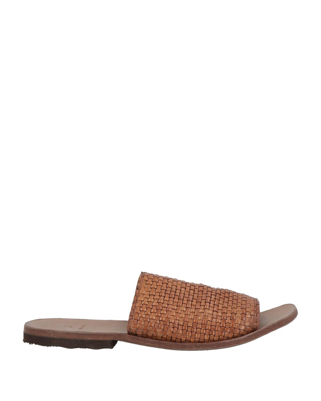 Moma Brown Tan Sandals Calfskin for men