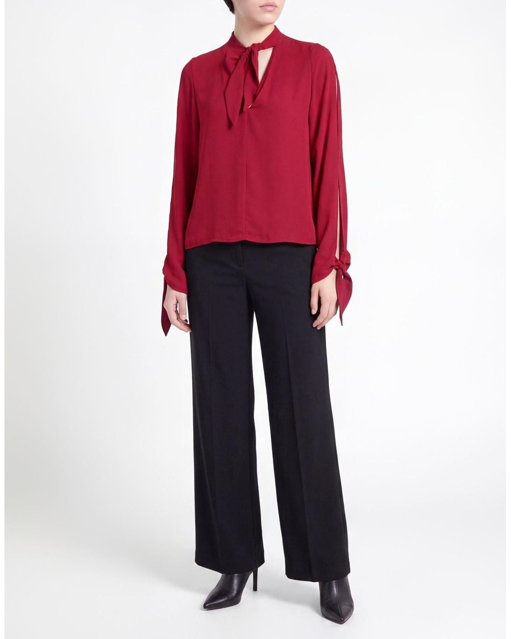 Carla G Red Top Polyester