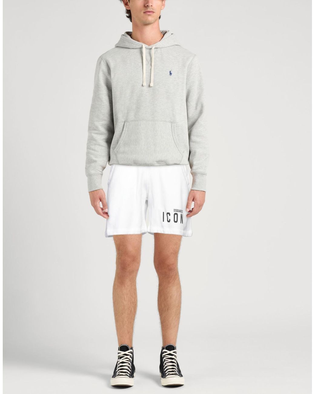 DSquared² White Shorts & Bermuda Shorts for men