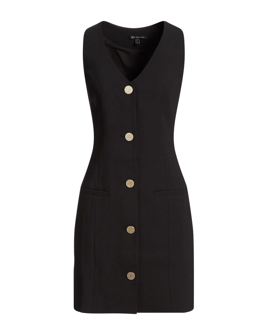 ARMANI EXCHANGE Black Mini Dress