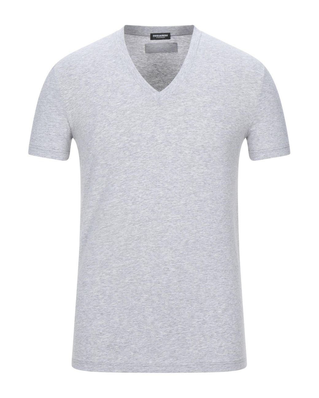 DSquared² Cotton Undershirt in Light Grey (Gray) for Men Lyst