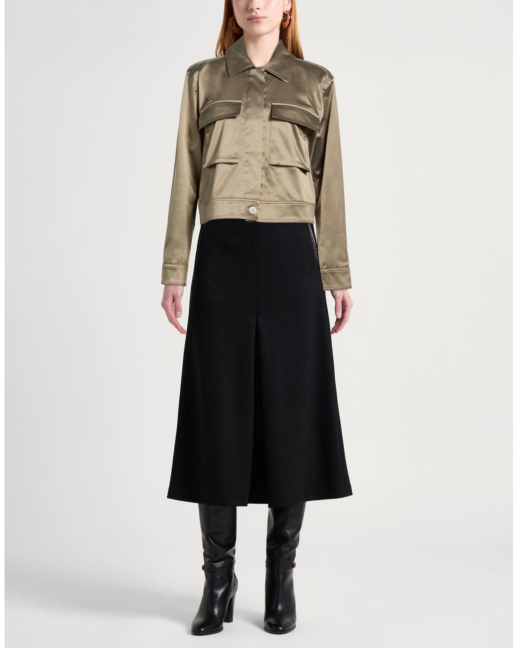 8pm Natural Conscious Khaki Jacket Cotton, Polyester, Elastane