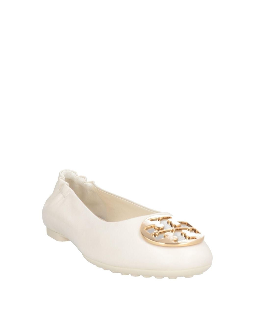 Tory Burch Natural Ballet Flats