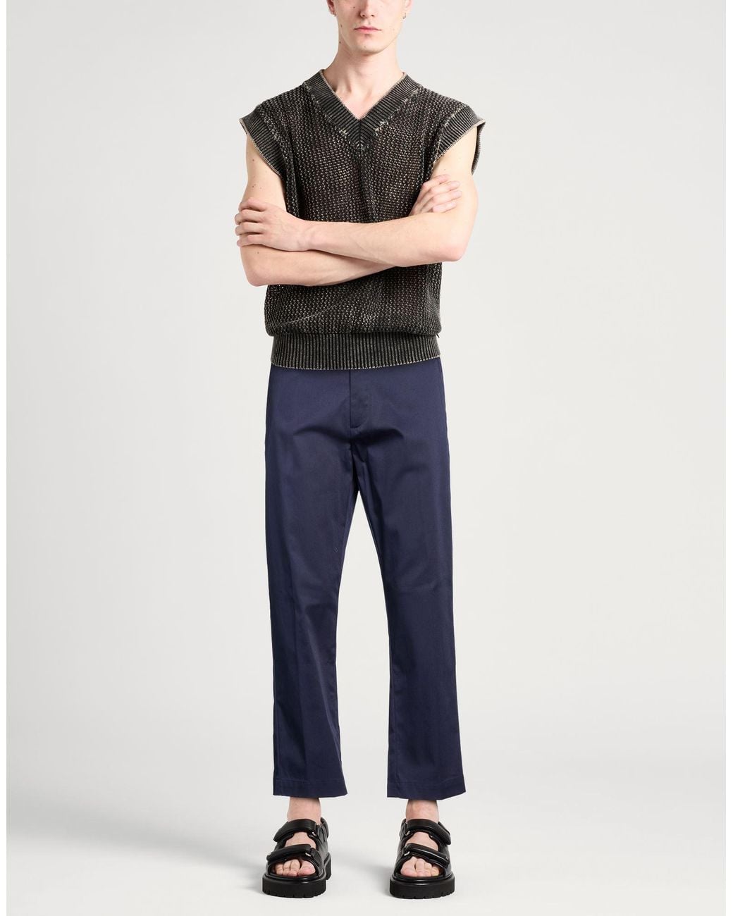 Officina 36 Blue Pants for men