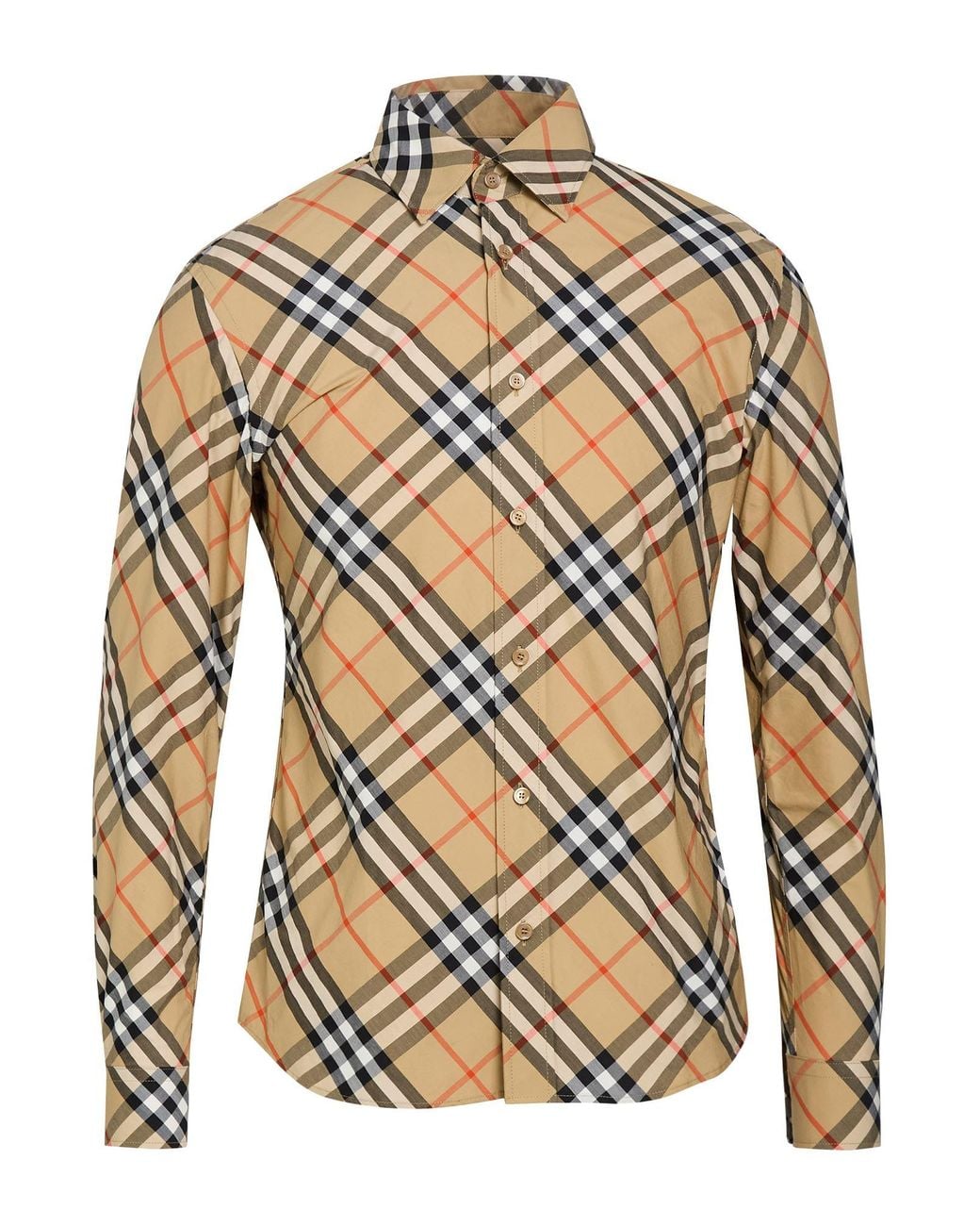 Burberry Gray Shirt Cotton for men