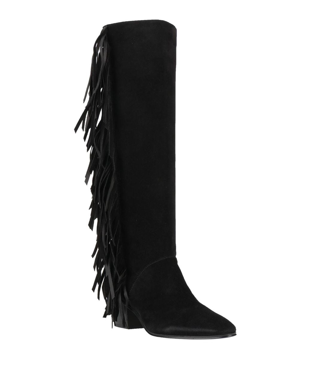 Casadei Black Boot Leather