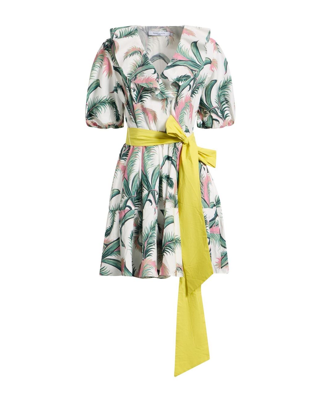 Maison Kitsuné White Mini Dress