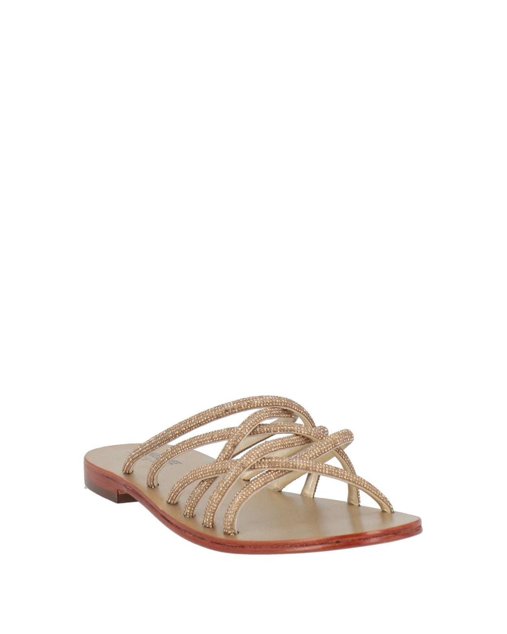 Emanuélle Vee Metallic Sandals
