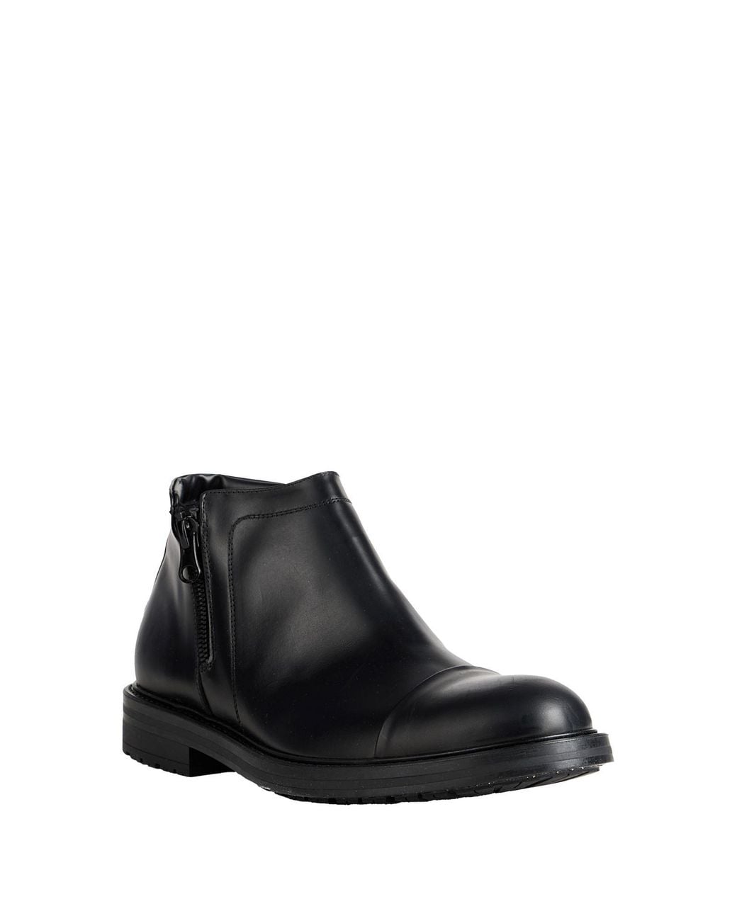 Giovanni Conti Black Ankle Boots Leather for men