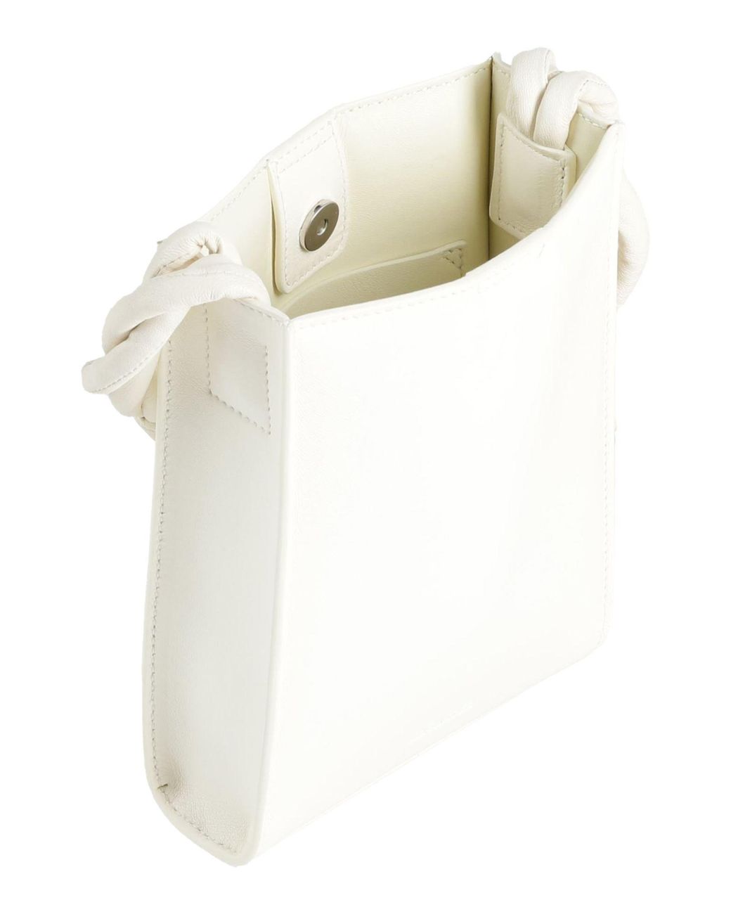 Jil Sander White Cross-Body Bag Ovine Leather