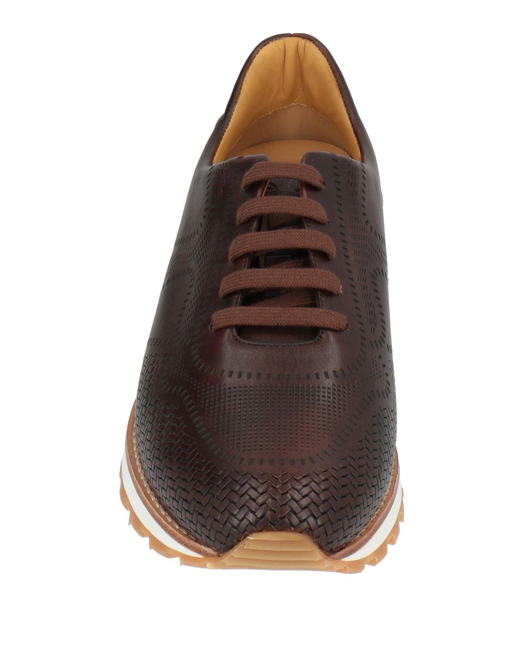 Testoni Brown Sneakers for men