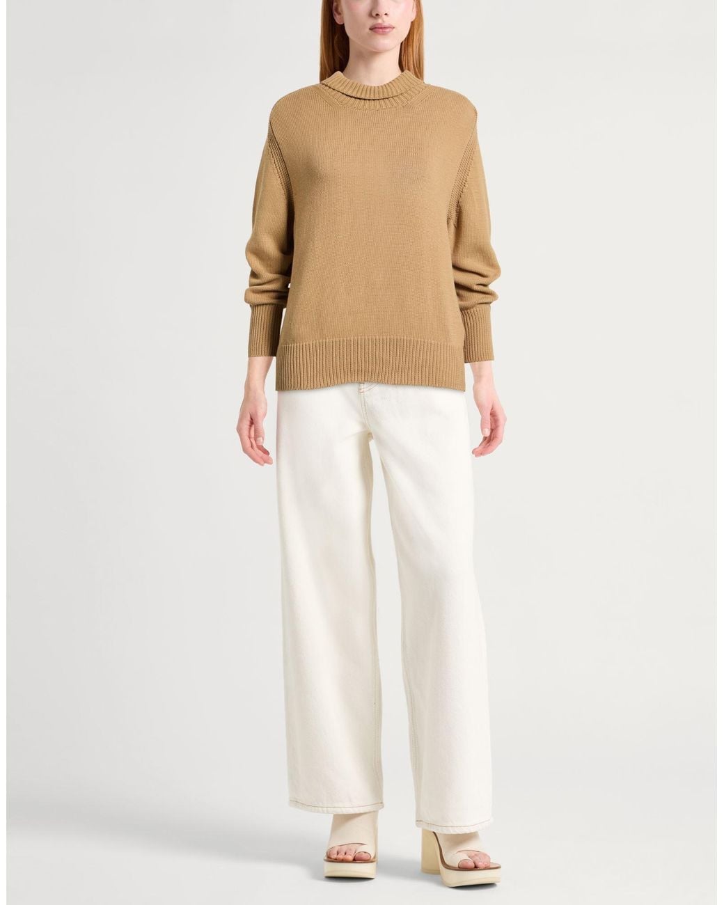 Alpha Studio Natural Turtleneck