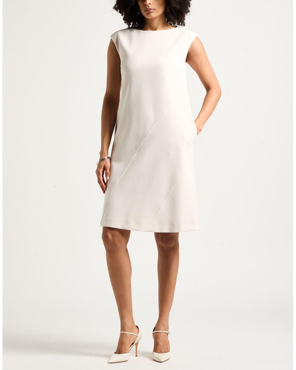Peserico Natural Midi Dresses