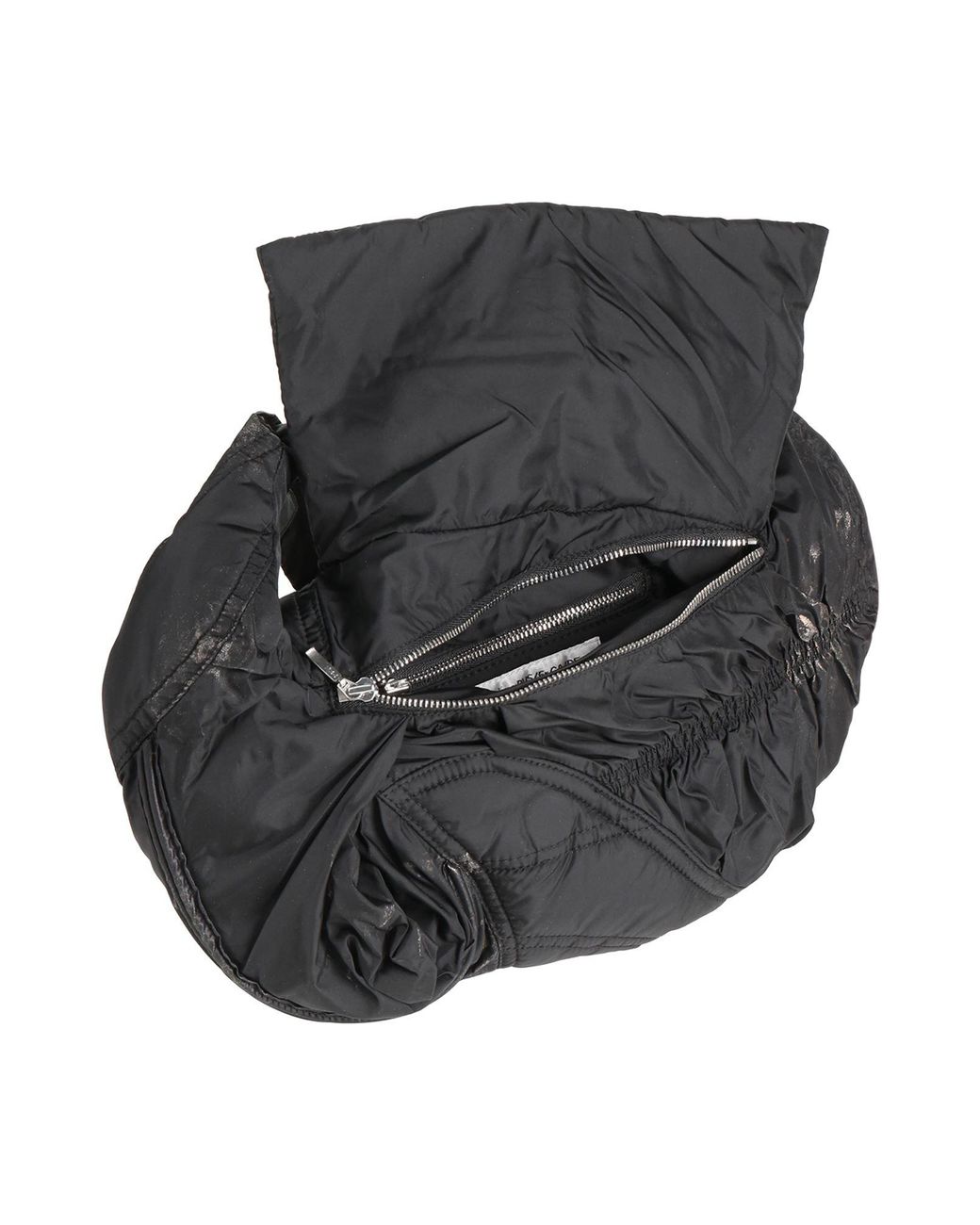 rusfrcade Black Handbag Nylon, Recycled Polyester