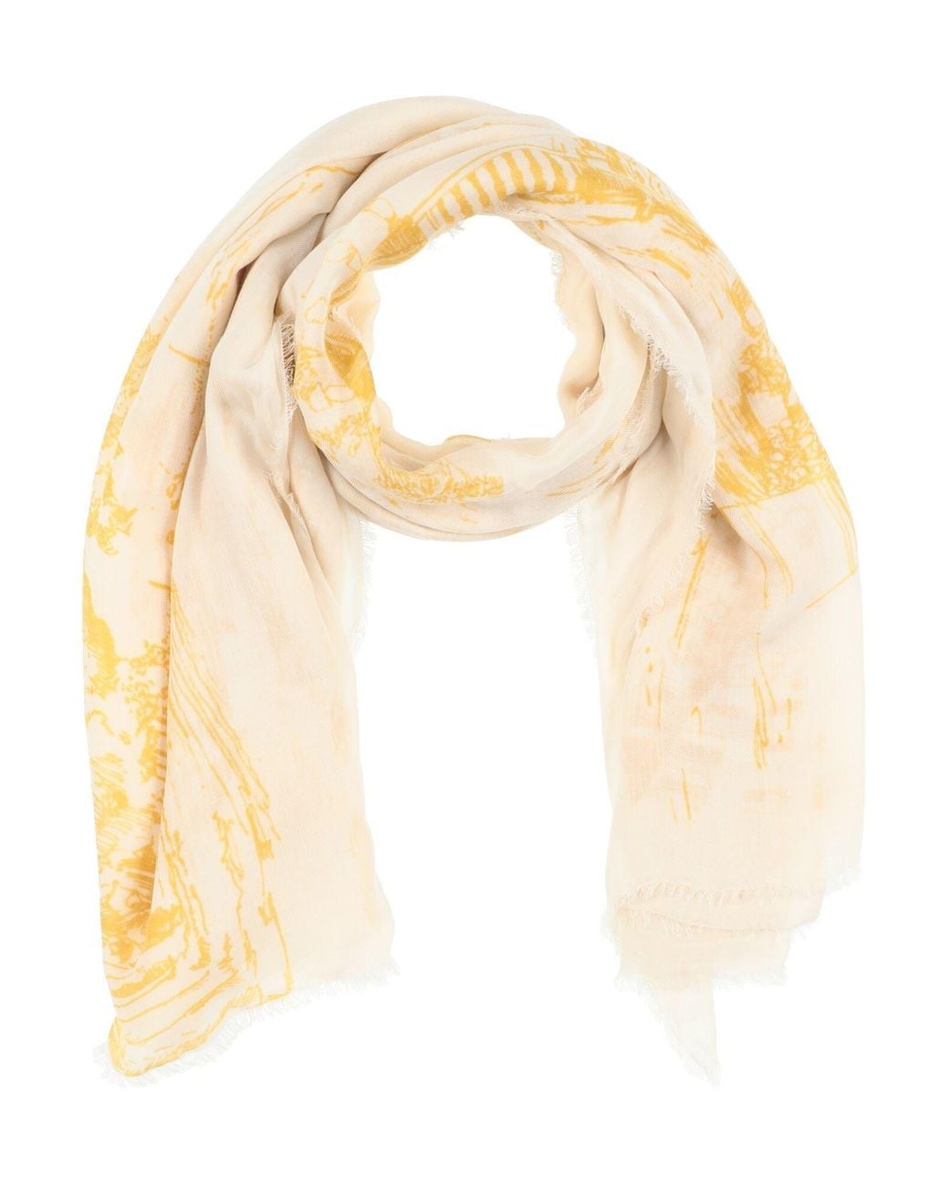 Faliero Sarti Natural Scarf Modal, Cashmere
