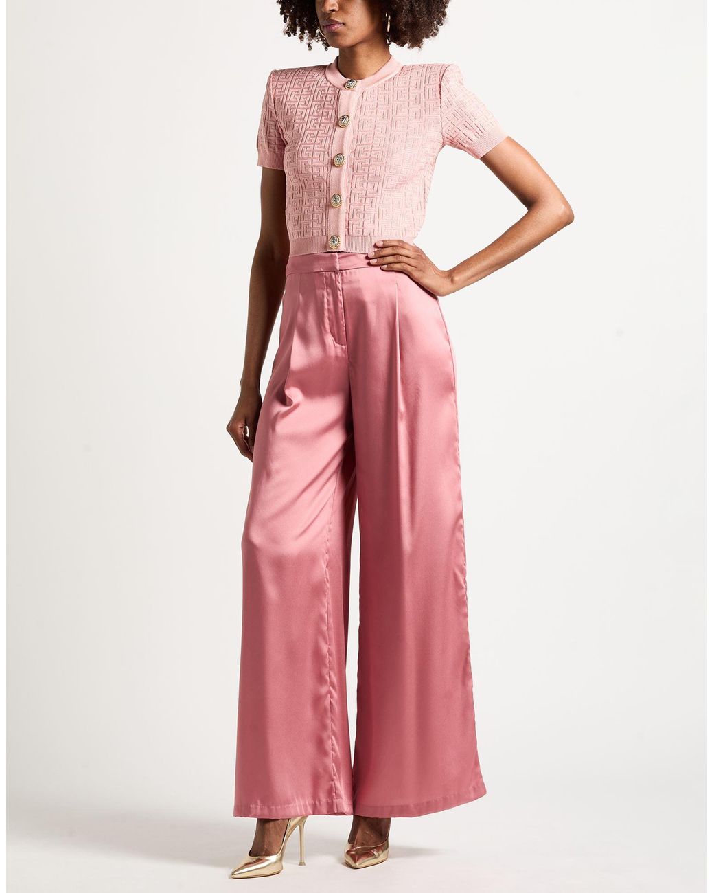 Balmain Pink Cardigan