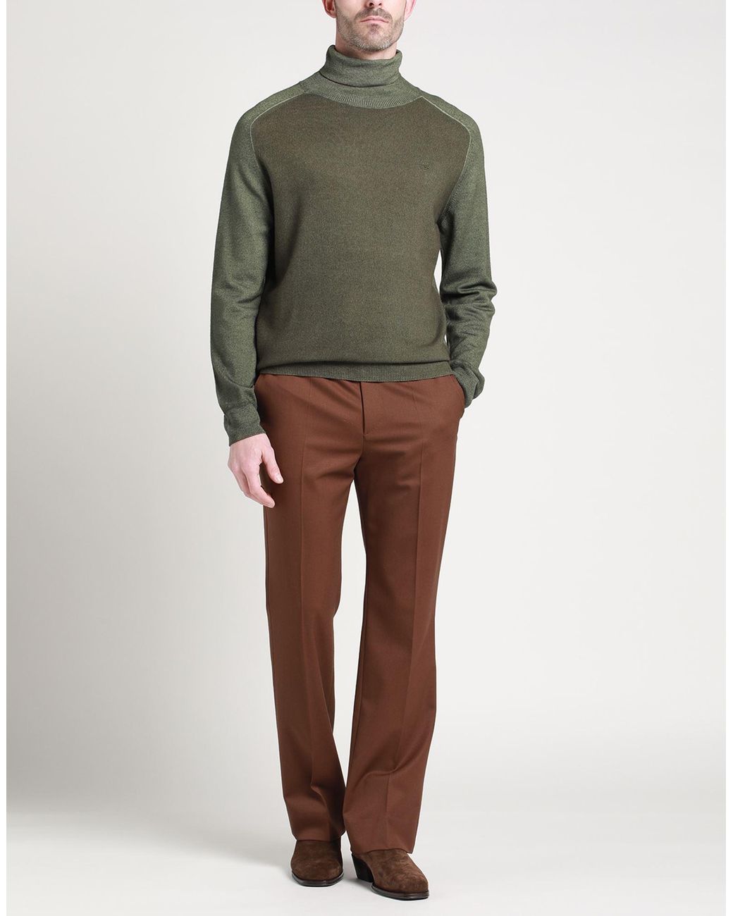 Etro Green Turtleneck for men
