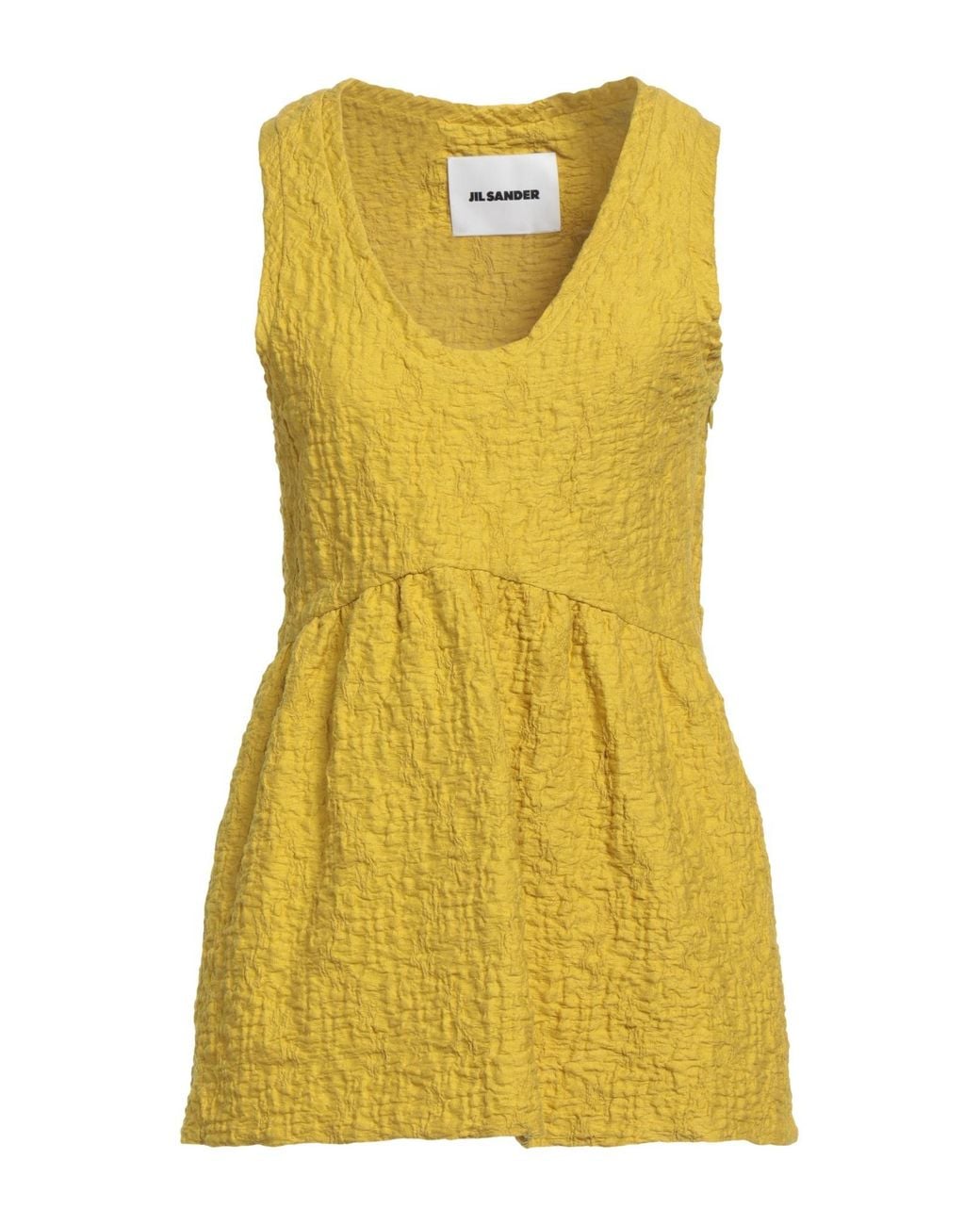 Jil Sander Yellow Tops