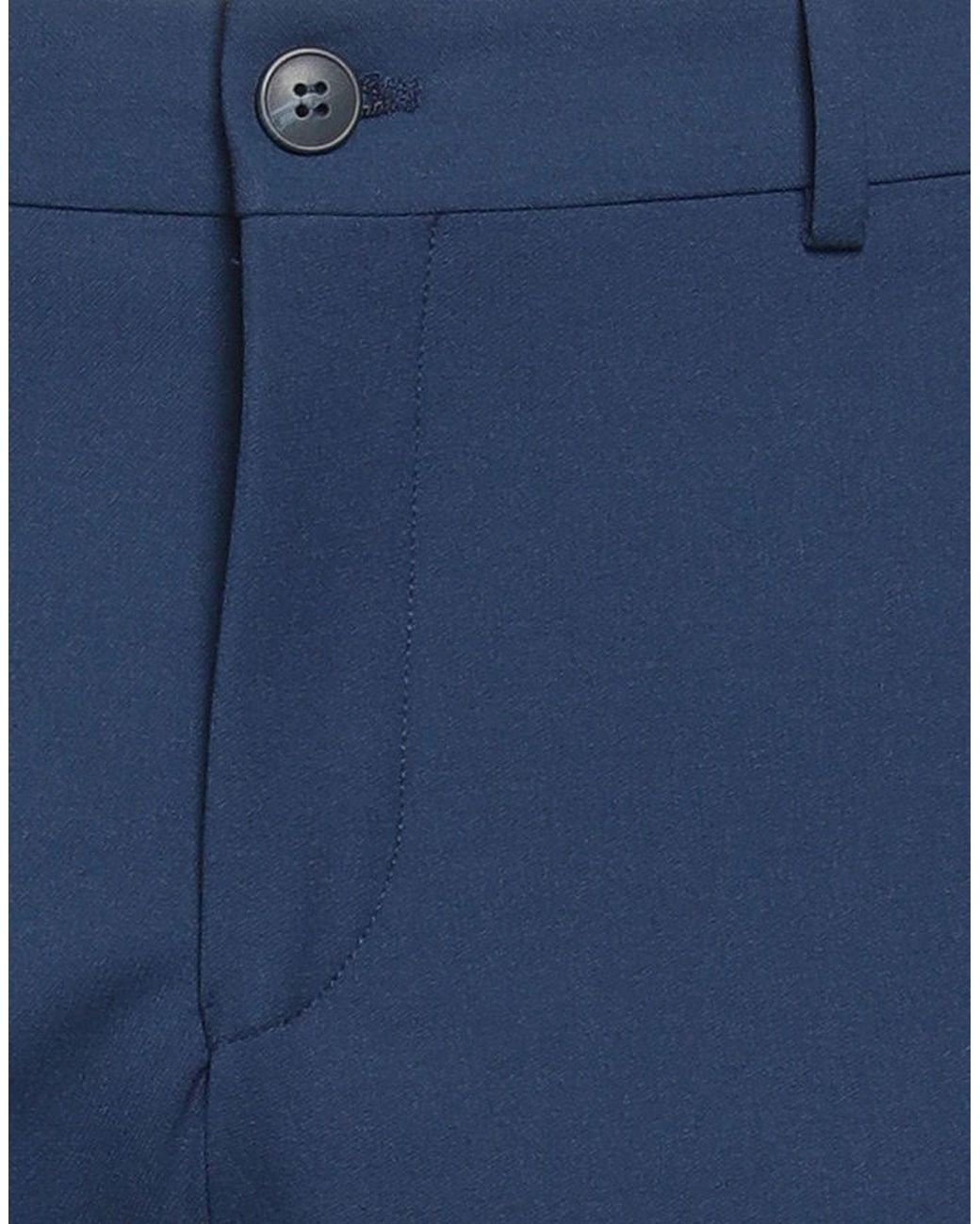 SELECTED Blue Pants Recycled Polyester, Viscose, Elastane for men
