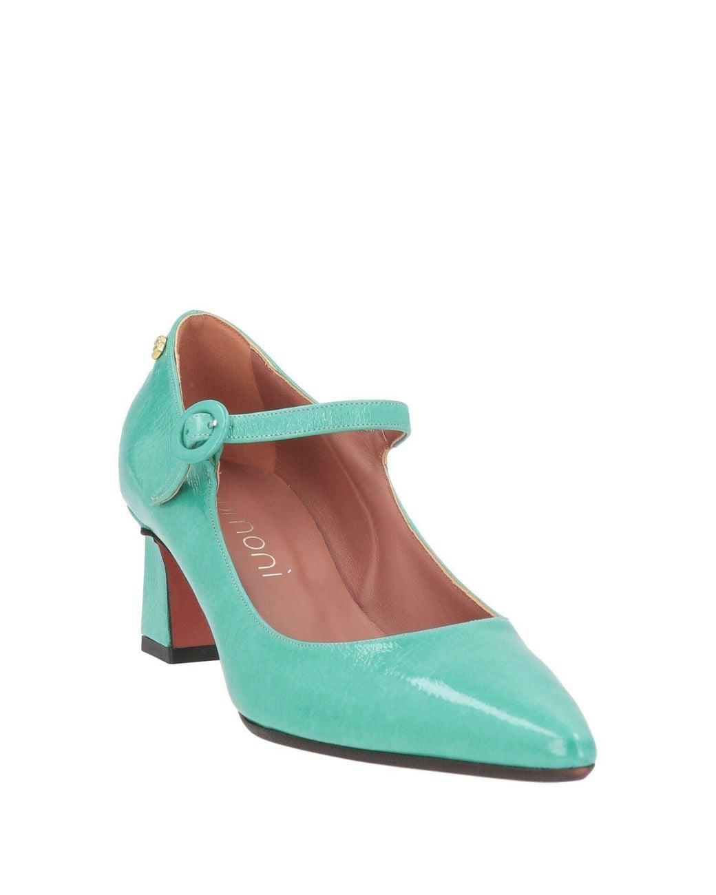 Momoní Green Pumps Leather
