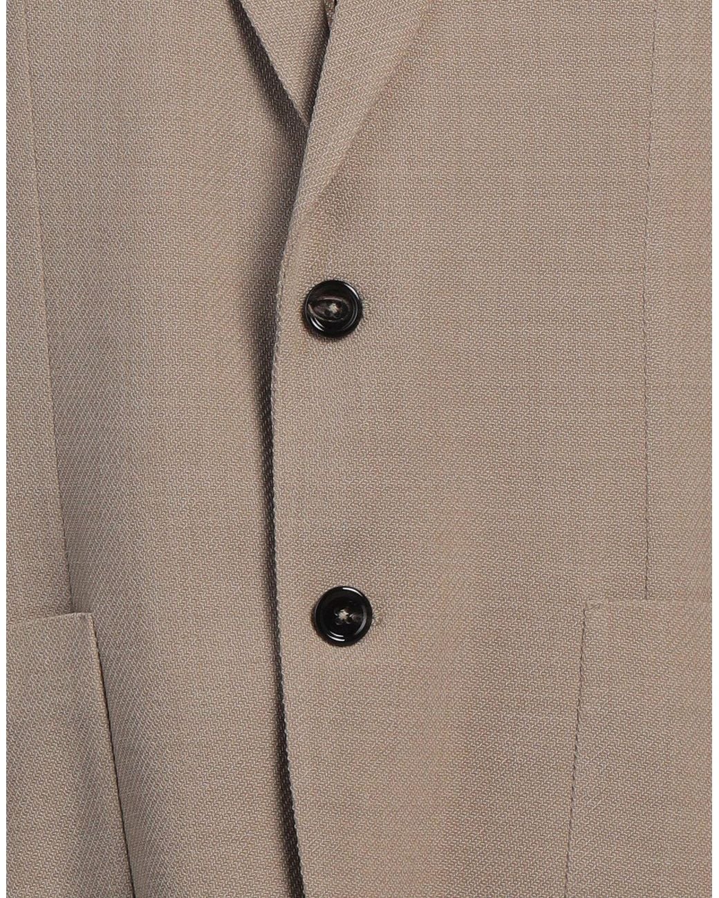 Circolo 1901 Brown Blazer Virgin Wool, Elastane for men