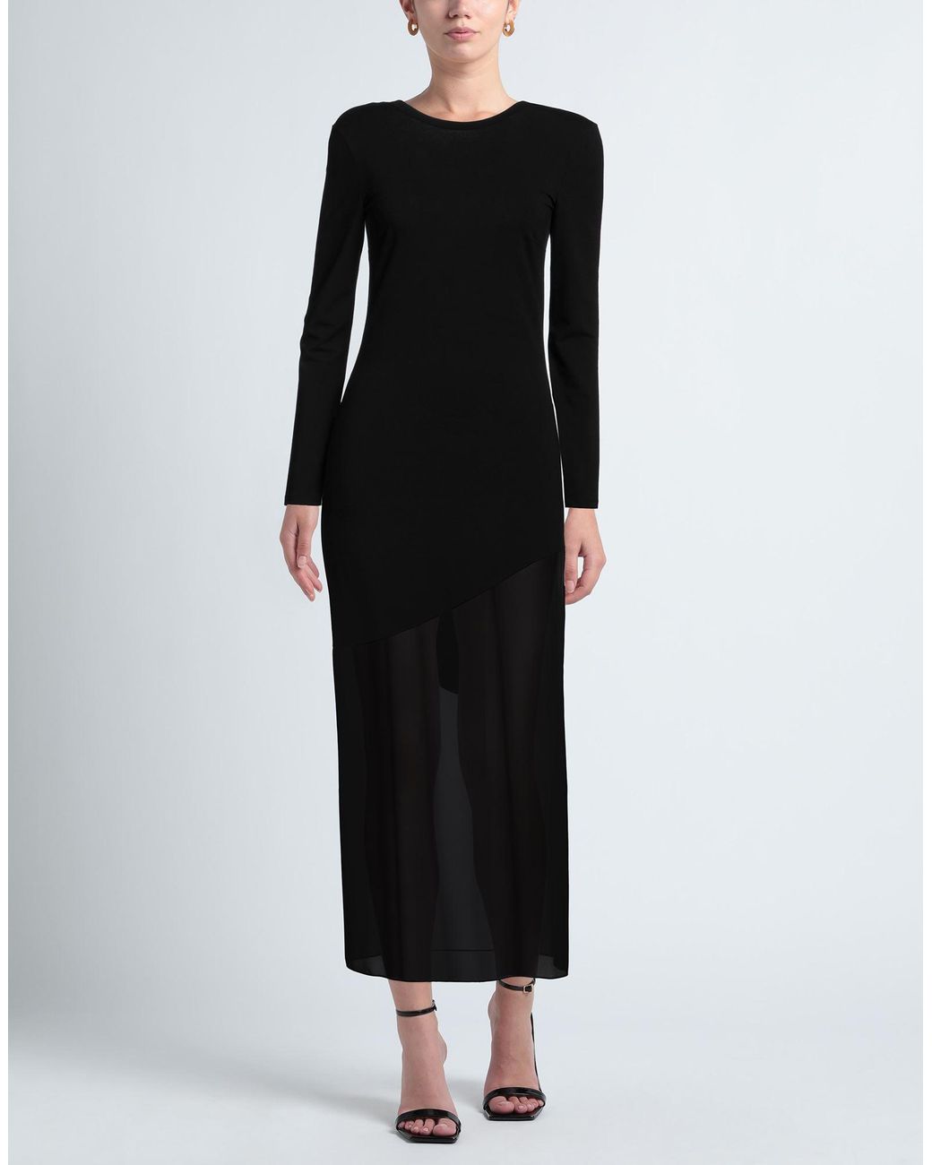Patrizia Pepe Black Maxi Dress