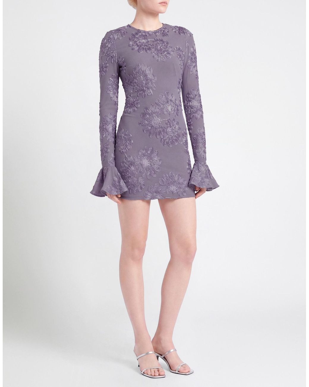 ROTATE BIRGER CHRISTENSEN Purple Mini Dress