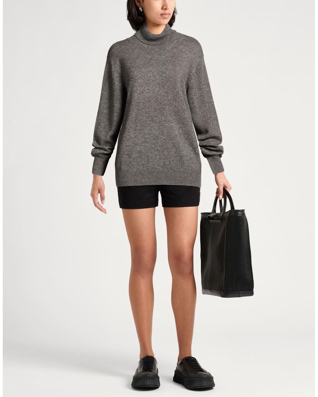 Aspesi Gray Rollkragenpullover