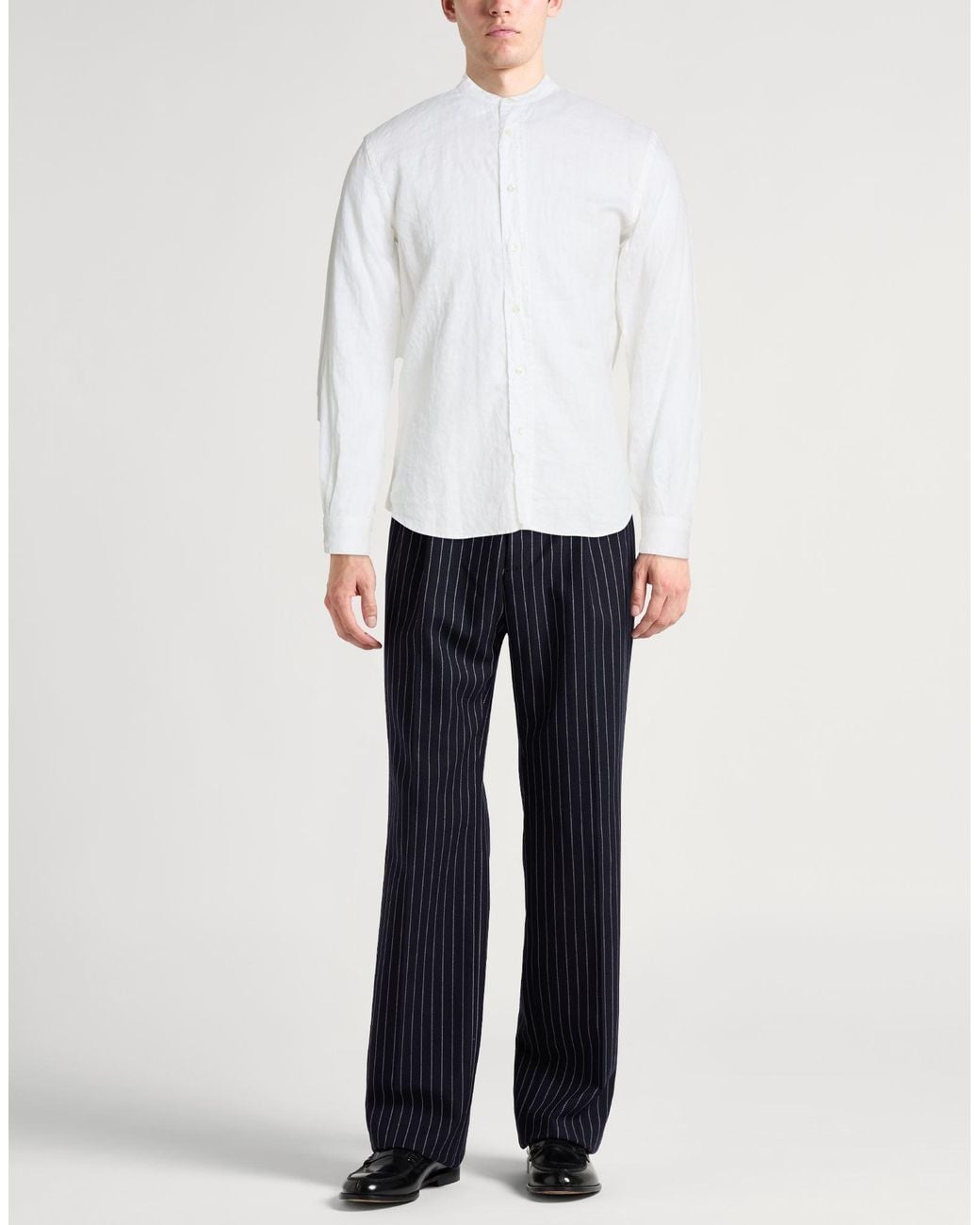 Aspesi White Shirt Linen for men