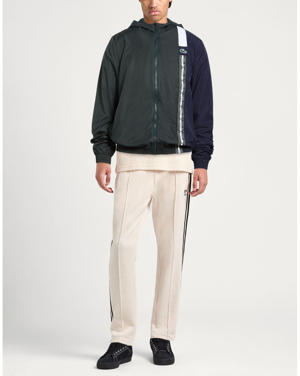 Lacoste Blue Jacket Polyester for men