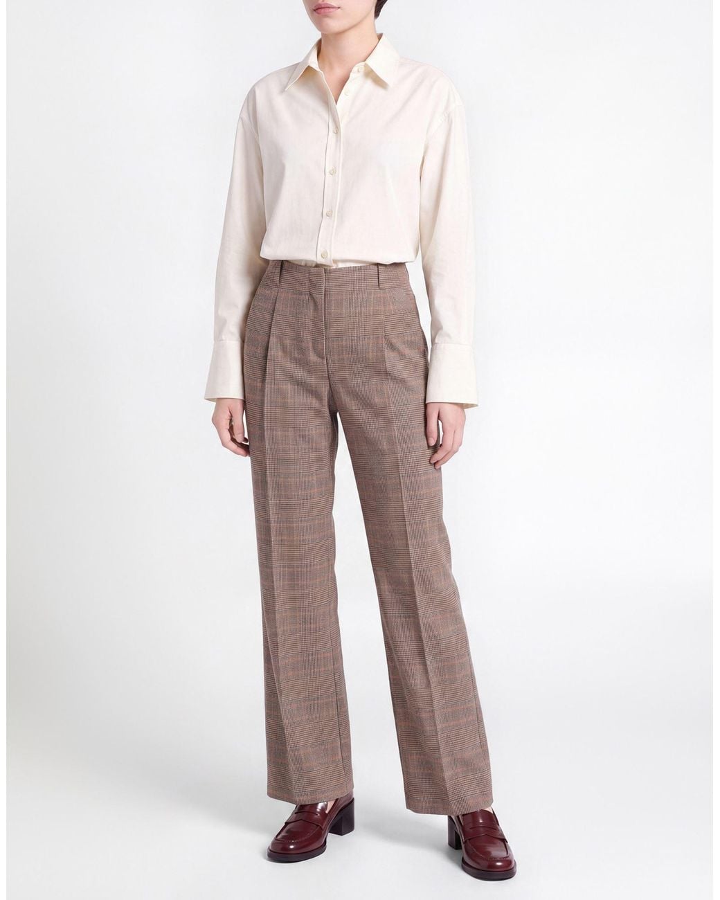 hinnominate Gray Pants Polyester, Viscose, Elastane