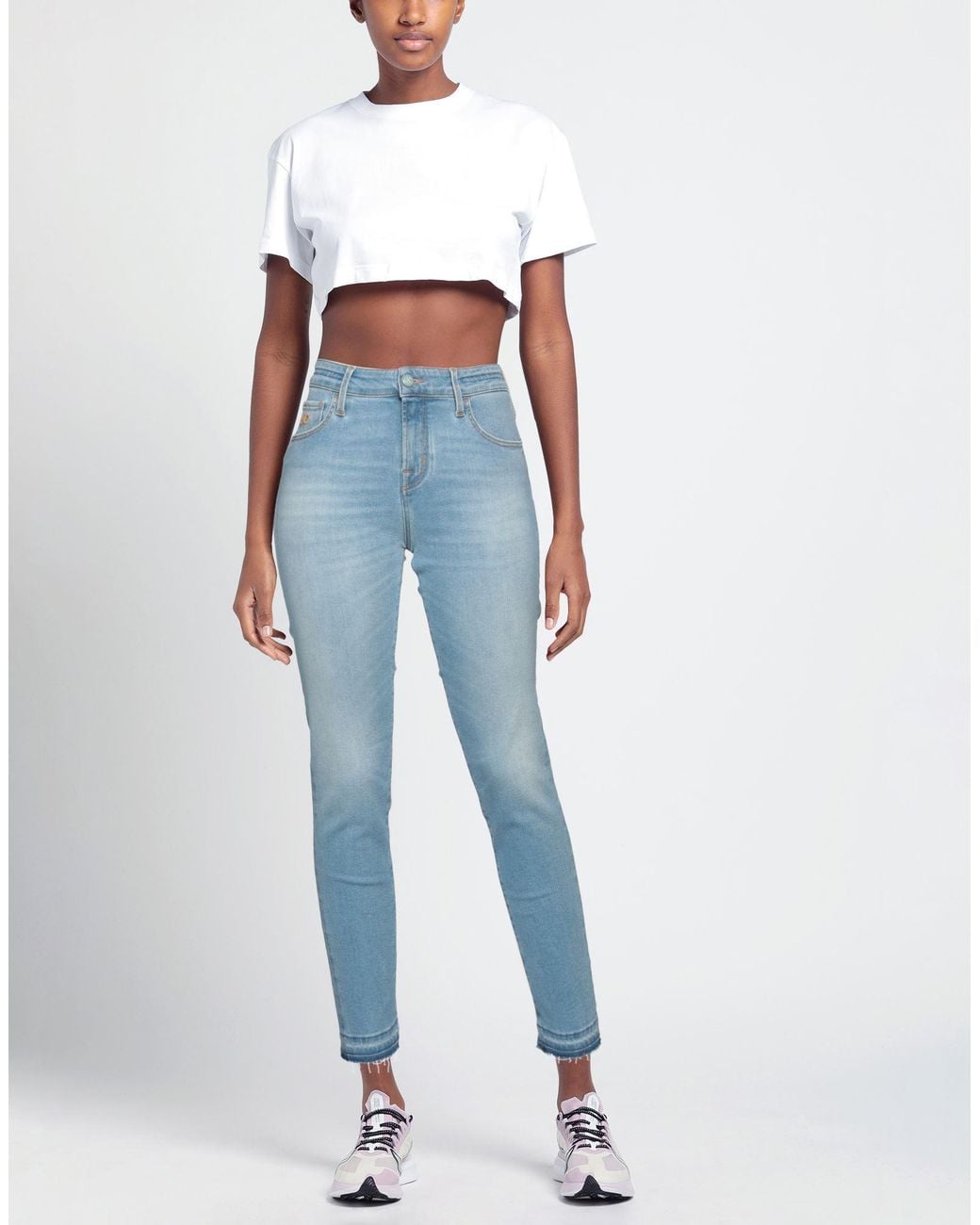 Jacob Cohen Blue Jeans Cotton, Polyester, Elastane