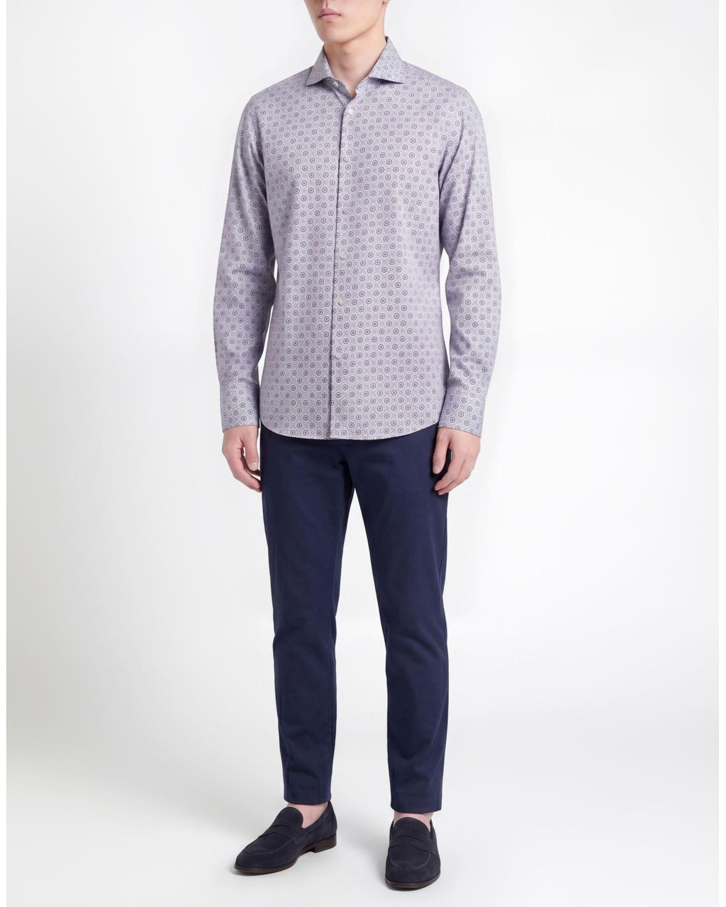 Camisa Stenstroms de hombre de color Blue