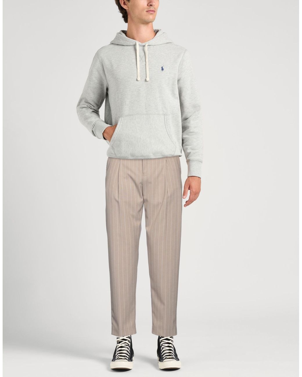 Stilosophy Natural Pants Polyester, Viscose, Elastane for men