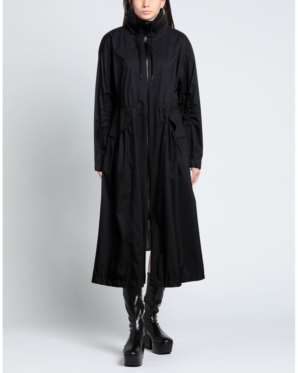 Herno Black Overcoat