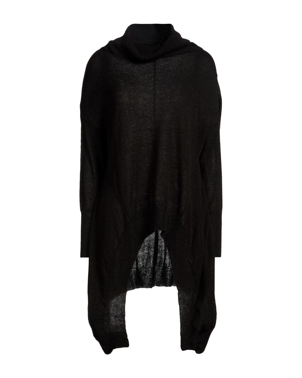 Manila Grace Black Turtleneck Acrylic, Polyamide, Mohair Wool