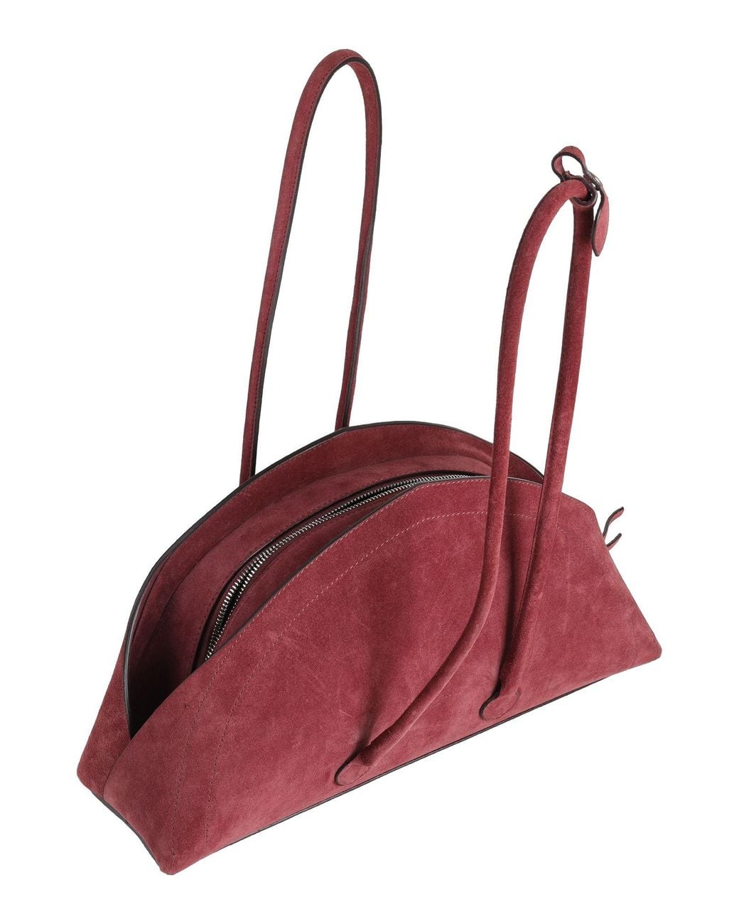 FEDERICO CINA Red Shoulder Bag Leather