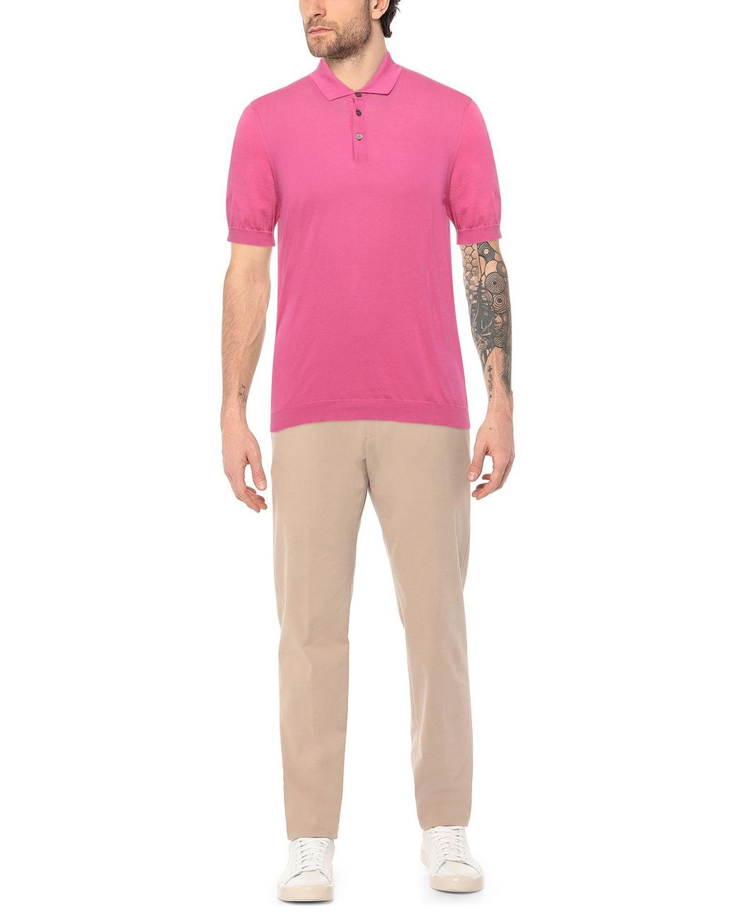 Drumohr Pink Jumper for men