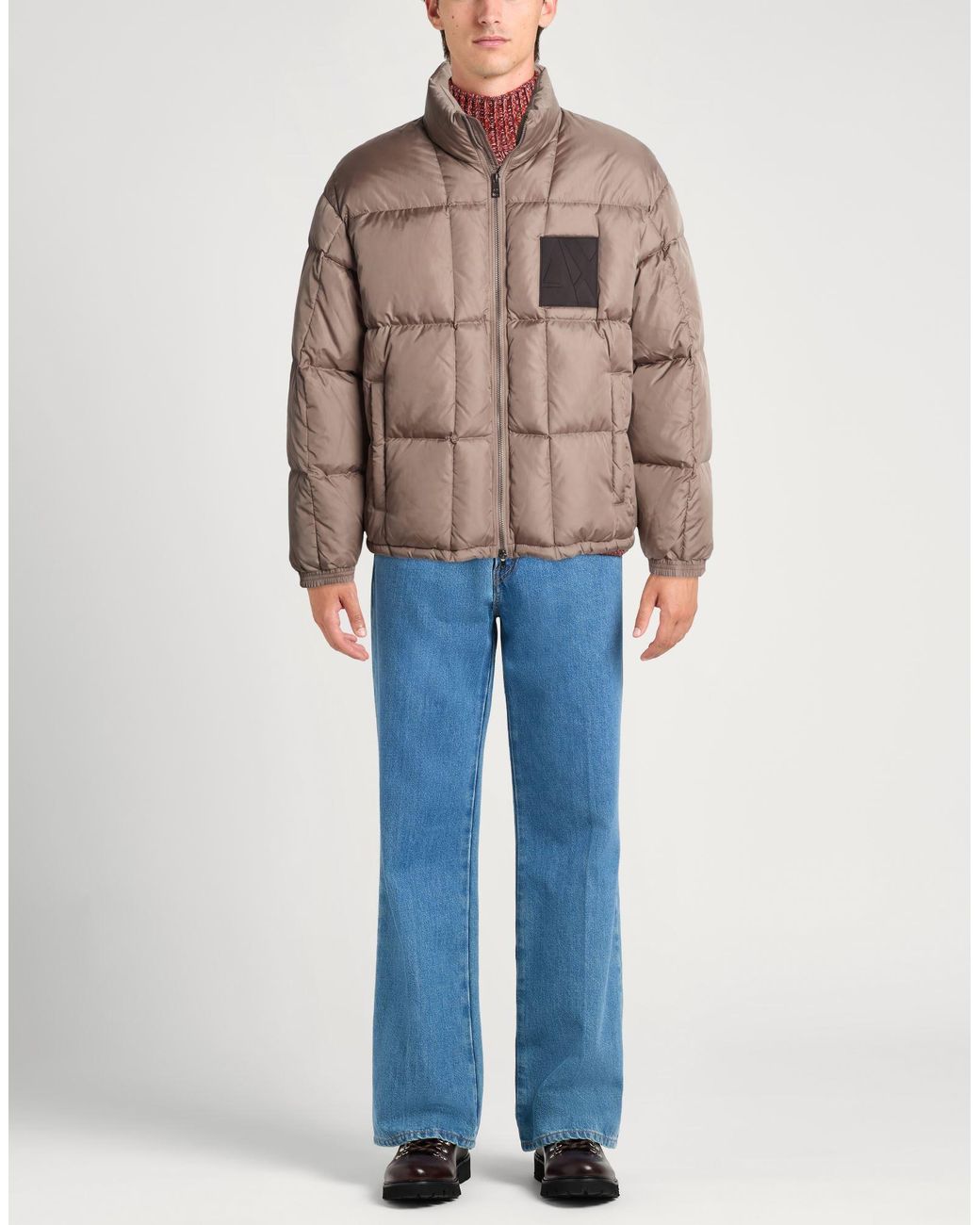 ARMANI EXCHANGE Brown Puffer for men