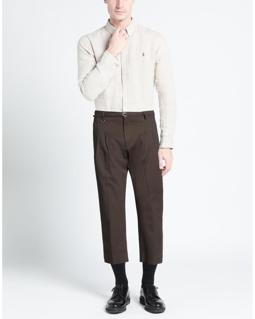 GOLDEN CRAFT 1957 Gray Trouser for men