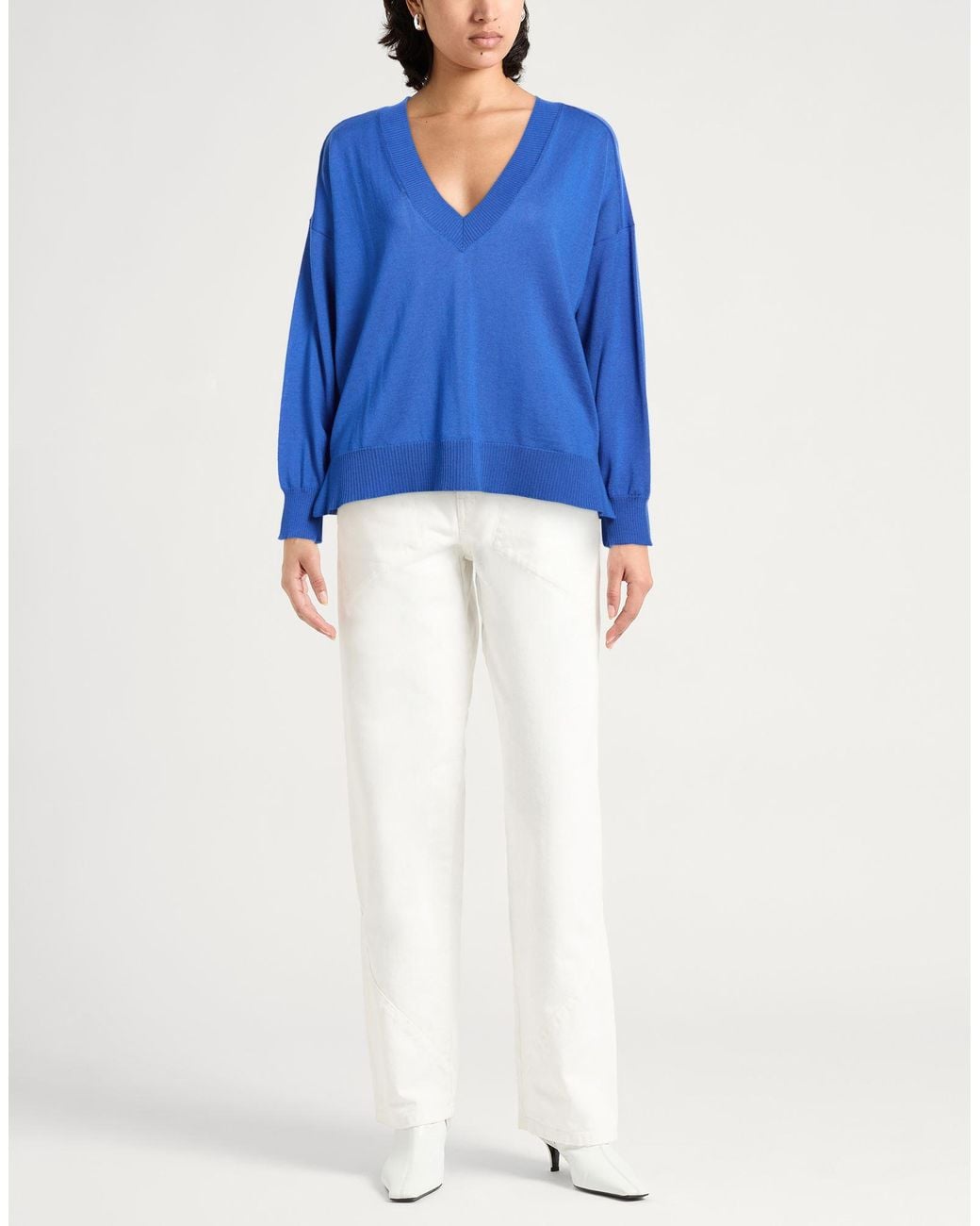 Daniele Fiesoli Blue Collezione N_01 Bright Sweater Merino Wool