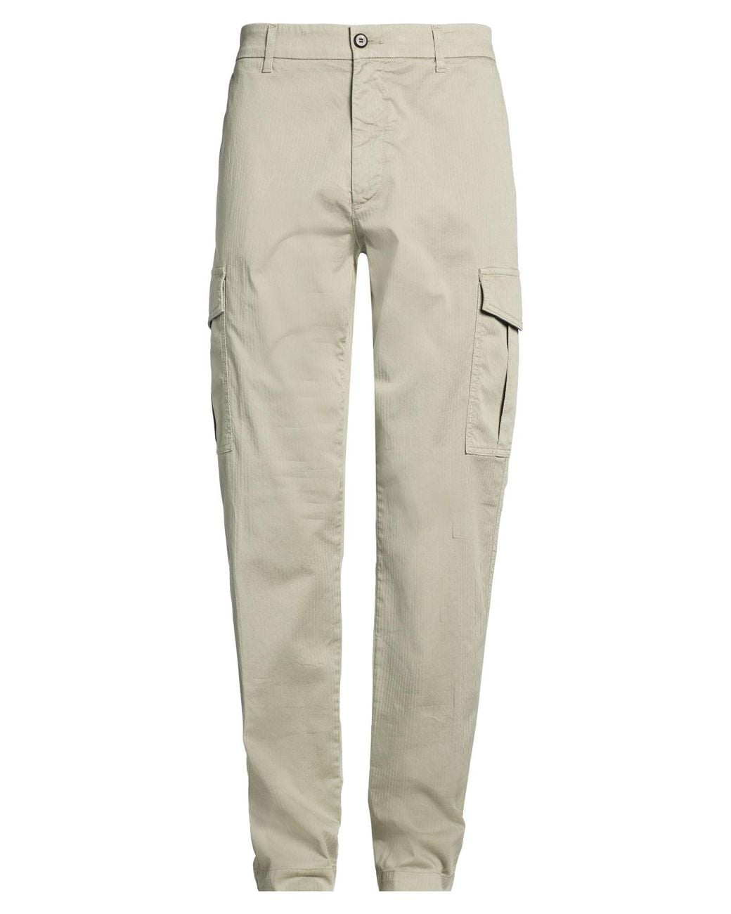 Eleventy Natural Platinum Pants Cotton, Elastane for men
