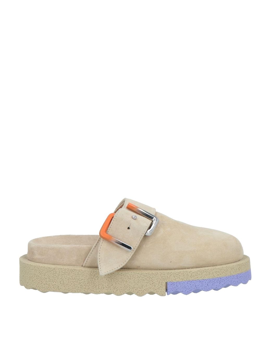靴 EU43 Off-White L LOGO SUEDE CLOGS off-white-co-virgil-abloh-