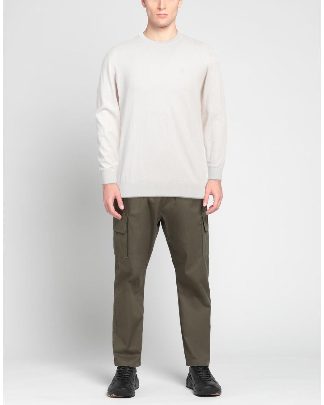 ARMANI EXCHANGE White Sweaters for men
